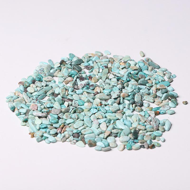 0.1kg 5-7mm Natural Turquoise Chips for Decoration Crystal wholesale suppliers