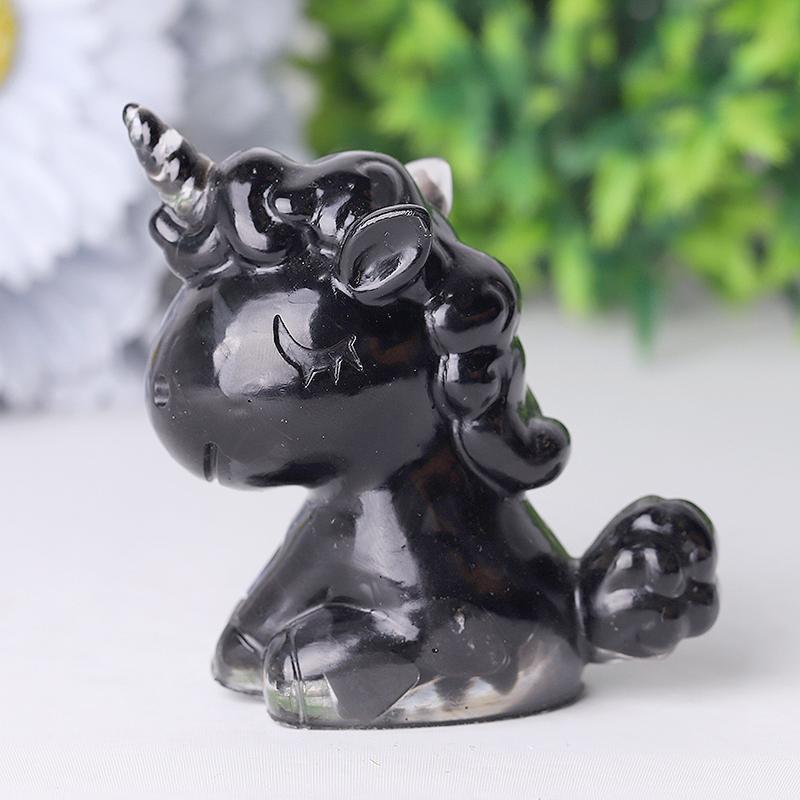 2.5"-3.0" Resin Unicorn Crystal Carvings Crystal wholesale suppliers