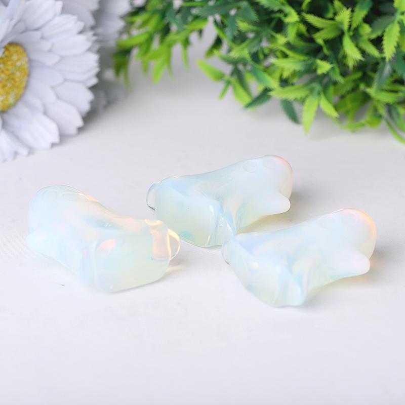 1.8" Opalite Ghost Crystal Carvings for Halloween Crystal wholesale suppliers