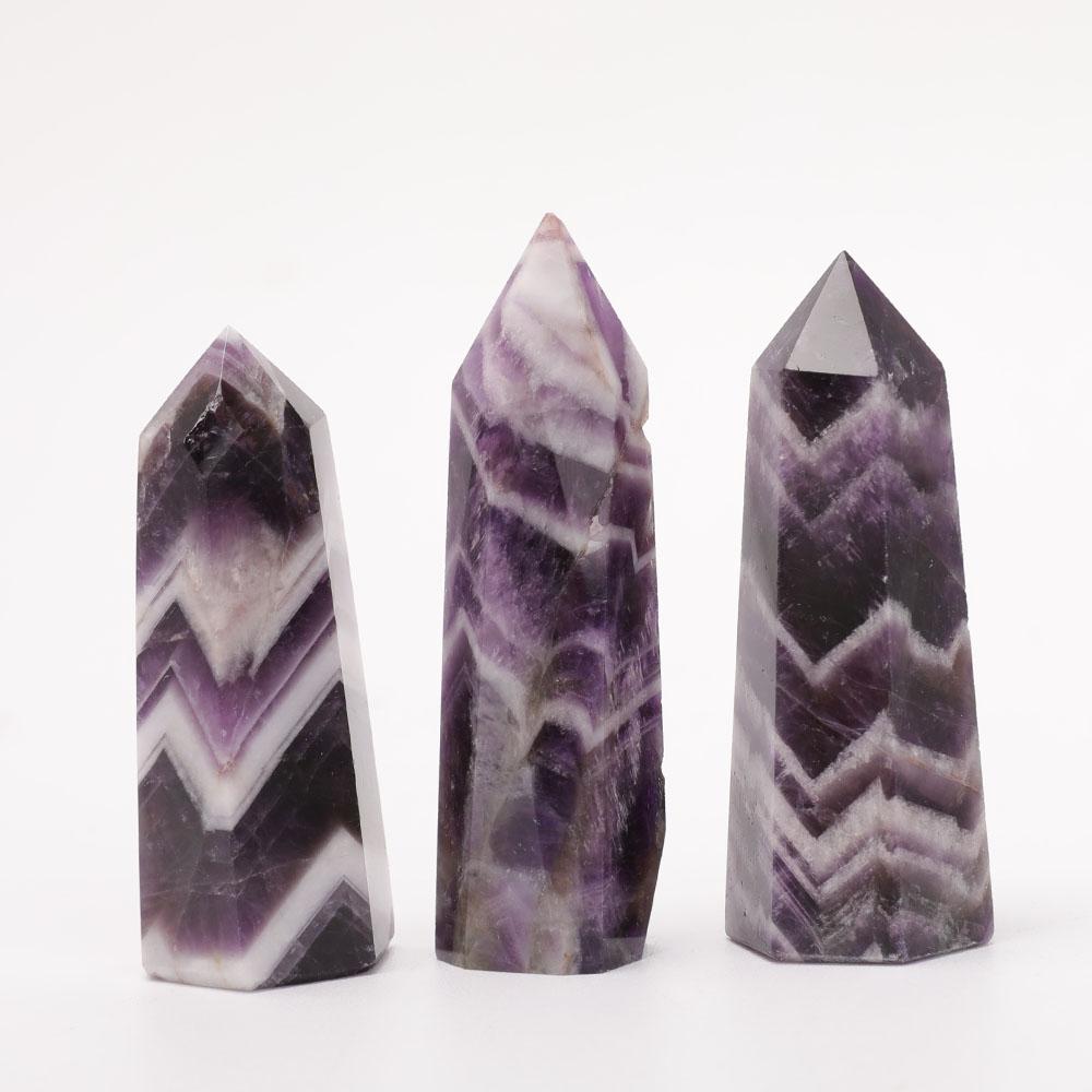 Set of 3 Dream Amethyst Points Crystal wholesale suppliers