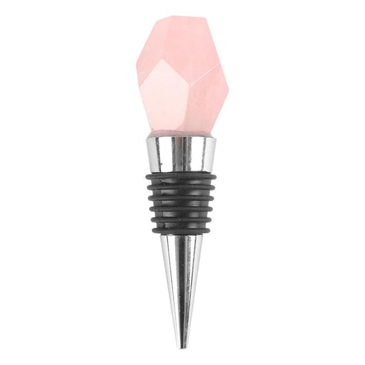 Rose quartz Crystal Carvings Champagne Bottle Stoppers for Wedding Gifts and Decoration Crystal wholesale suppliers