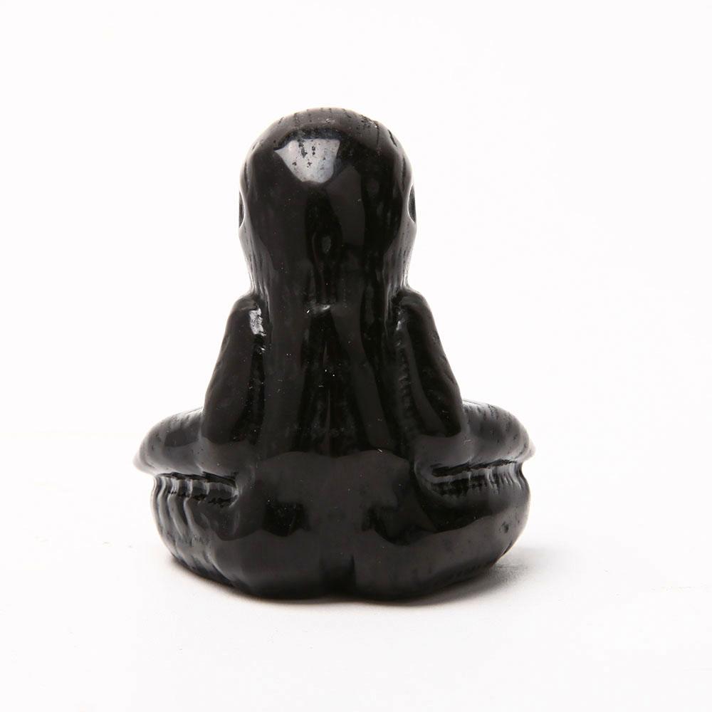 Black Obsidian Hand Carved Sloth Crystal wholesale suppliers