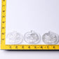 2.5" Selenite Pumpkin Face Hand Carving Halloween Gift