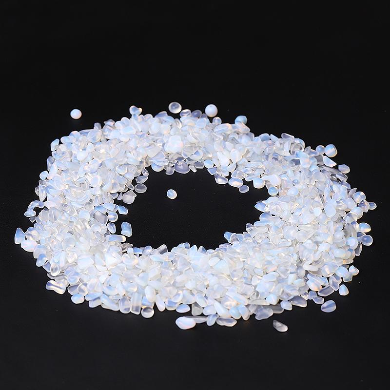 0.1kg Different Size Opalite Chips Crystal Chips for Decoration Crystal wholesale suppliers