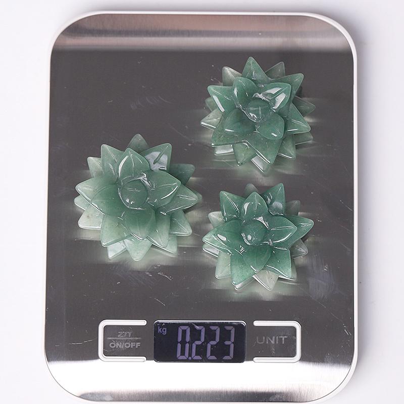 2" Green Aventurine Flower Crystal Carving Crystal wholesale suppliers