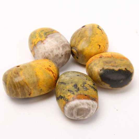 Bumblebee Jasper Tumbled Stone Set of 5 Palm stones Crystal wholesale suppliers