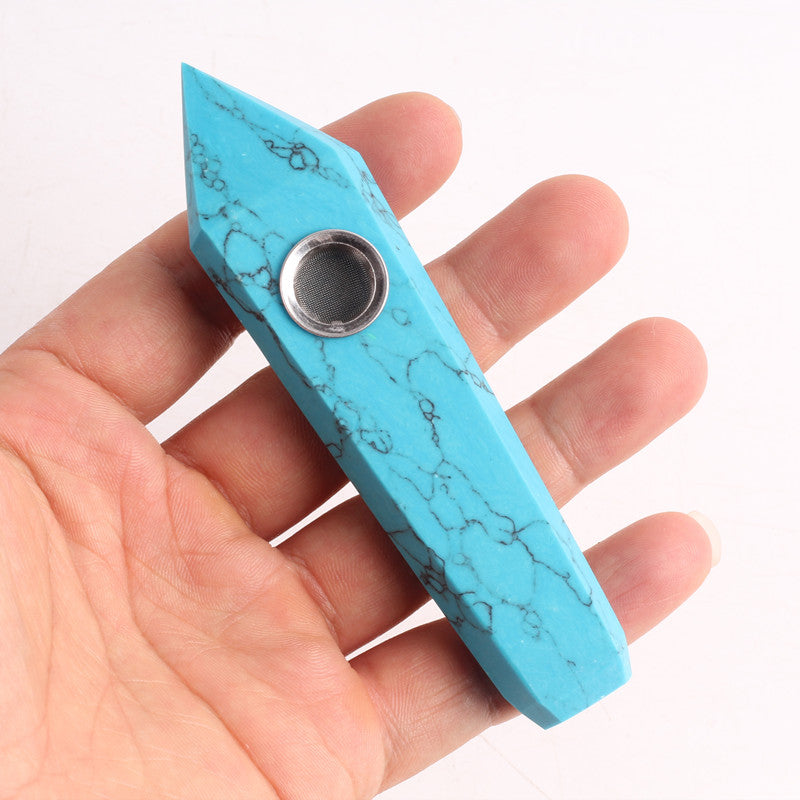 Blue turquoise Smoking Pipe wholesale support mixed customization