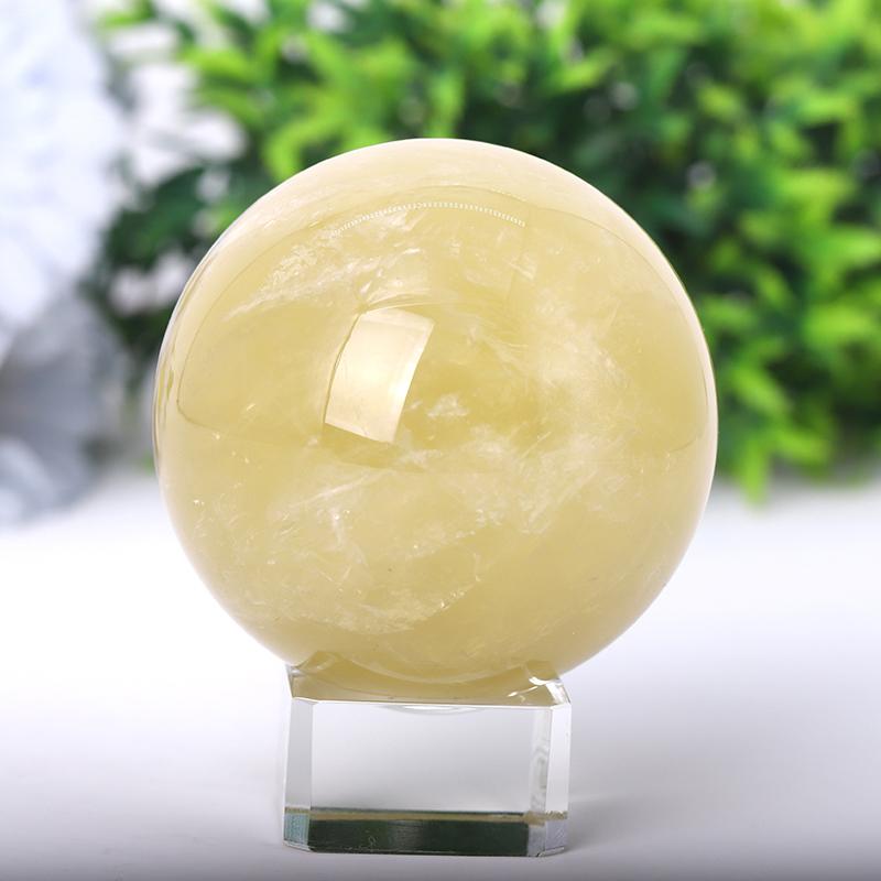 2.0"-4.5" Citrine Sphere Crystal wholesale suppliers