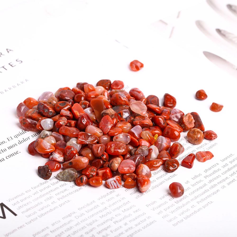 0.1kg Carnelian Crystal Chips 7-9mm Crystal wholesale suppliers