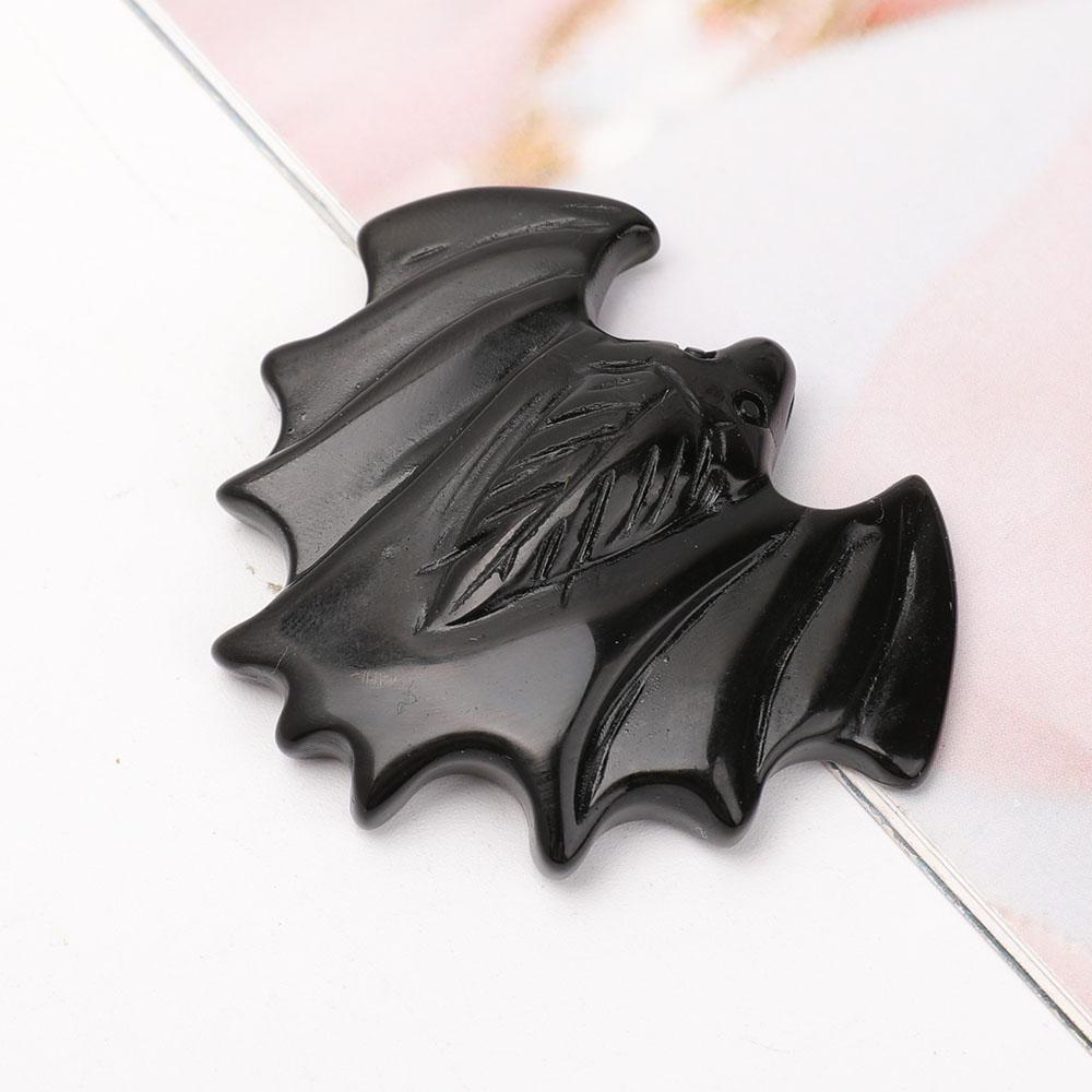 DISCOUNT Black Obsidian Bat Carvings