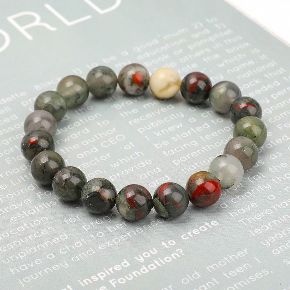 10mm Blood Stone Bracelet Crystal wholesale suppliers