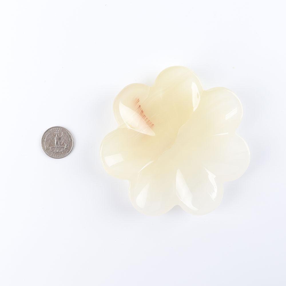 10cm Afghan Jade Flower Shape Bowl Crystal wholesale suppliers