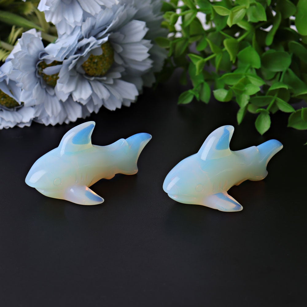 2.9" Opalite Shark Crystal Carvings Crystal wholesale suppliers