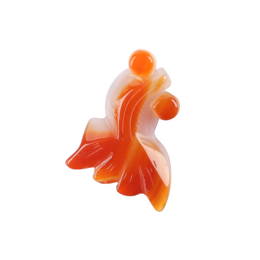 Carnelian Goldfish Pendant Crystal wholesale suppliers