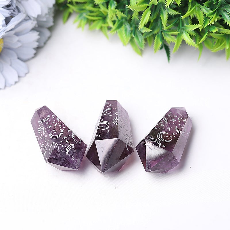 2.5" Amethyst Double Terminated Point Crystal wholesale suppliers