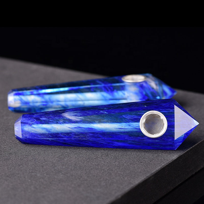 Blue smelting Smoking Pipe wholesale support mixed customization