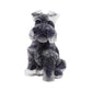 Tiger Eye Crystal Chips Resin Dog Figurines