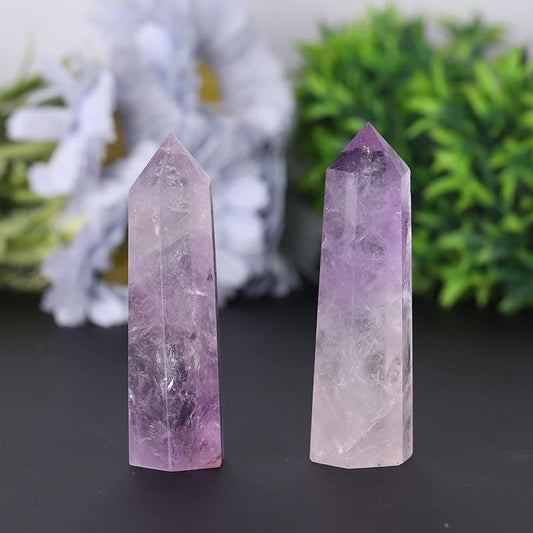 Wholesale Natural Healing Stone Amethyst Points Tower Crystal wholesale suppliers