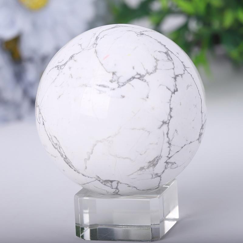 2.0"-4.0" Howlite Sphere Crystal wholesale suppliers