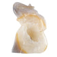 Druzy Agate Elephant Carvings