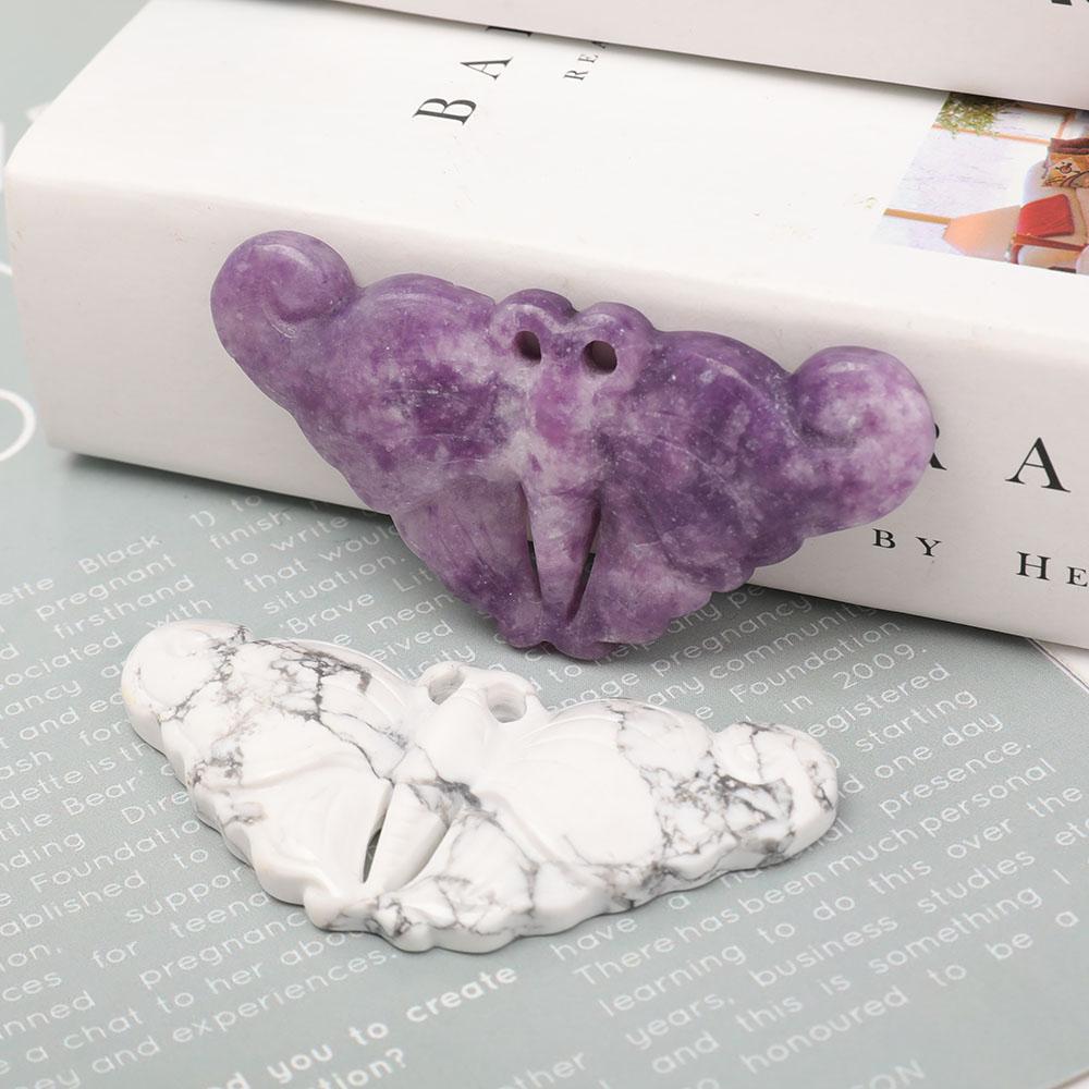 Purple Mica Butterfly Shape Pendant Crystal wholesale suppliers