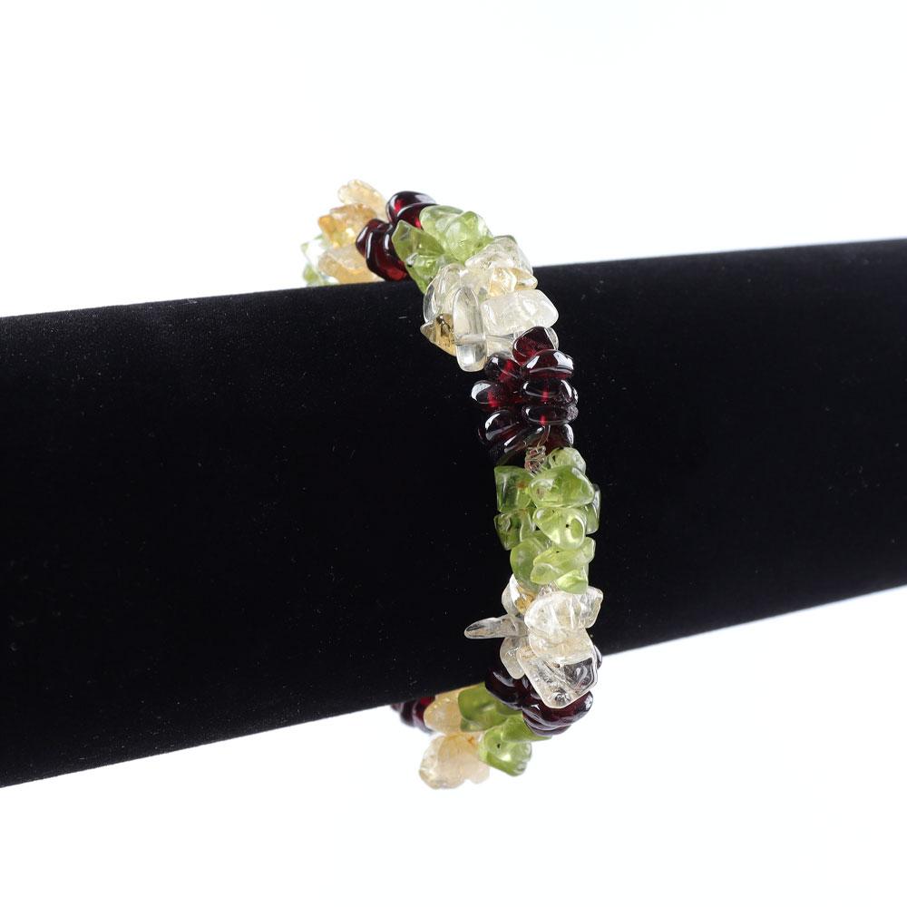 Peridot Garnet Citrine Mixed Chips Bracelet Crystal wholesale suppliers