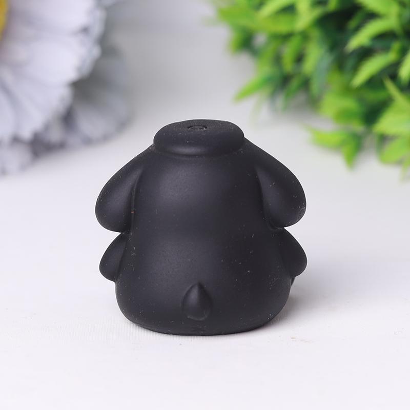 Black Obsidian Pompom Purin Crystal Carvings Crystal wholesale suppliers