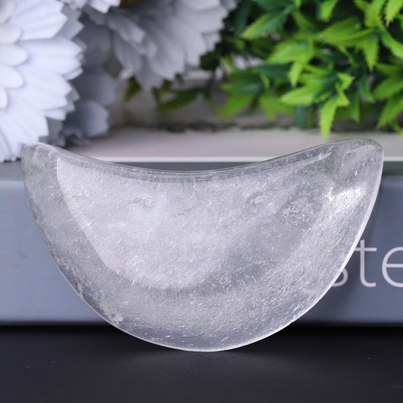 3.5" Clear Quartz Moon Shape Bowl Crystal Carvings Crystal wholesale suppliers