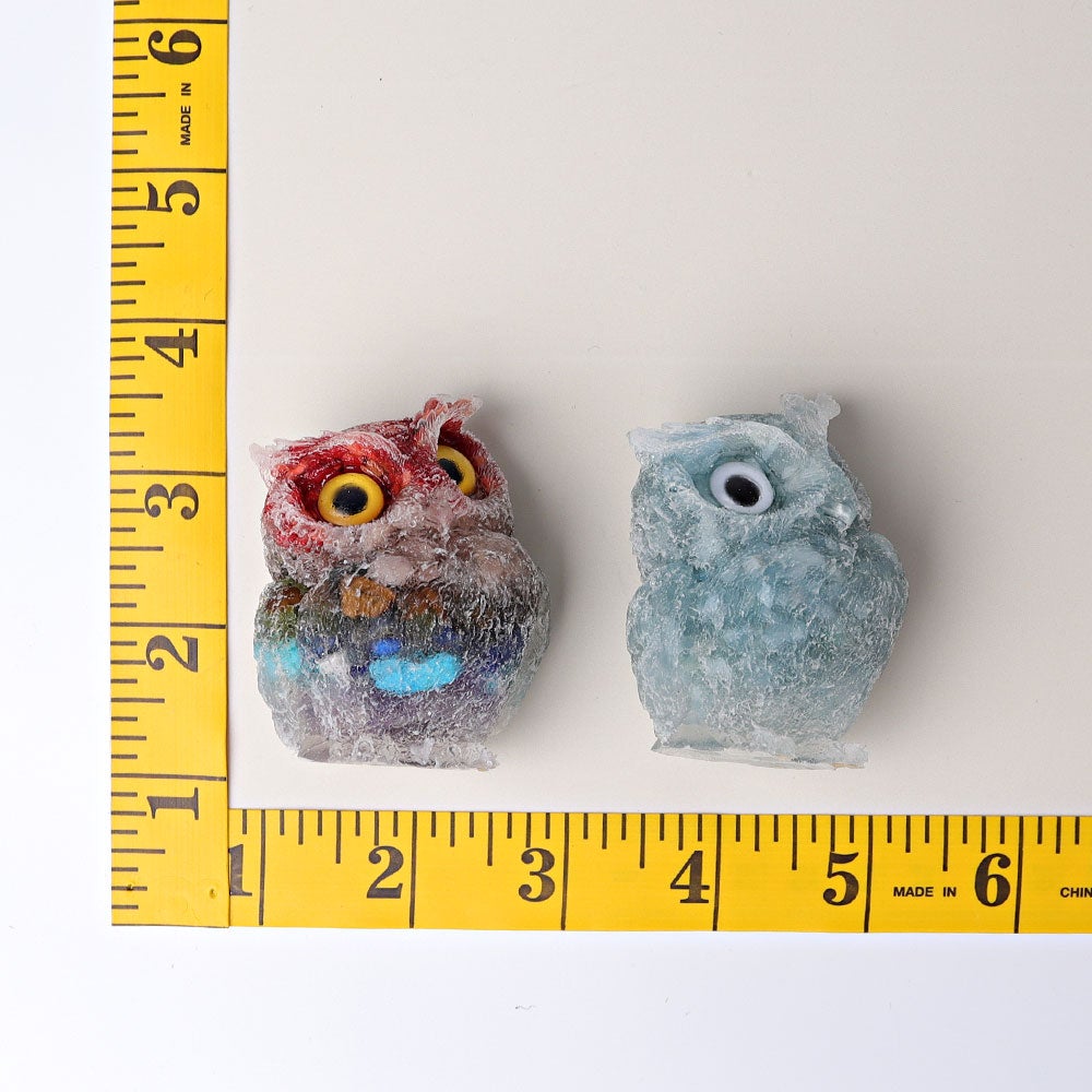 2.4" Resin Owl Crystal Carving Crystal wholesale suppliers