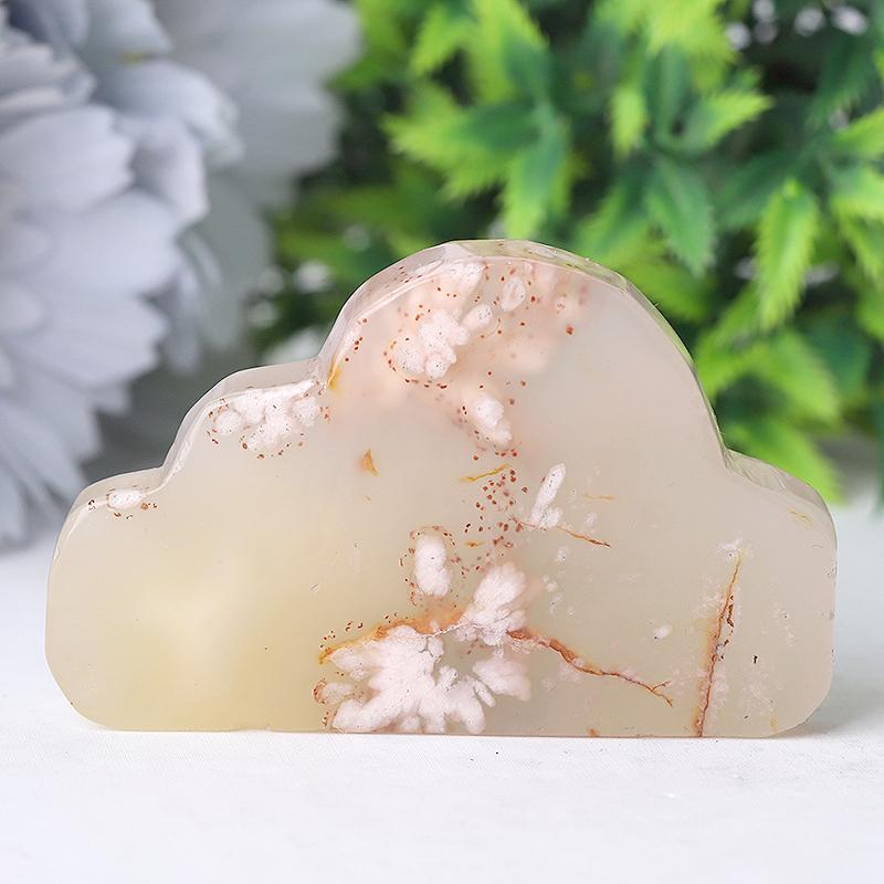 2.65" Flower Agate Cloud Crystal Carvings Crystal wholesale suppliers