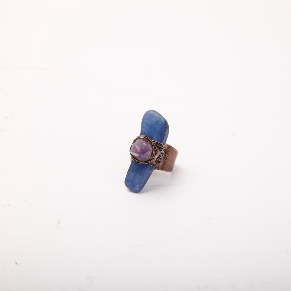 Handmade Amethyst Kyanite Ring Crystal wholesale suppliers