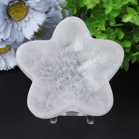 4" Flower Shape Selenite Bowl Crystal wholesale suppliers