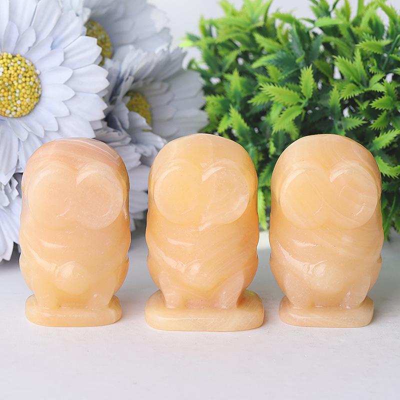 2.5" Yellow Jade Minions Crystal Carvings Crystal wholesale suppliers