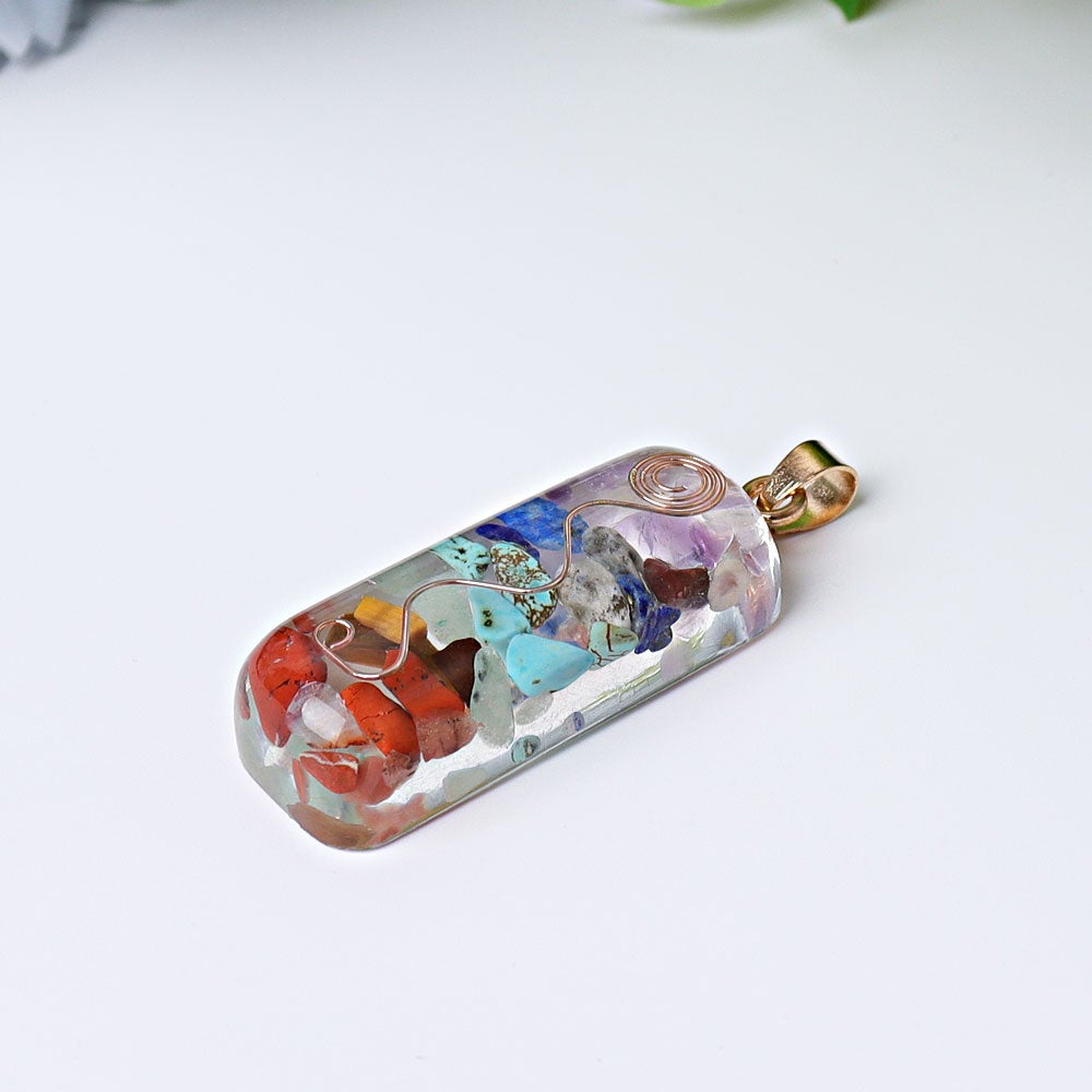 1.8" Chakra Resin Crystal Pendant Crystal wholesale suppliers