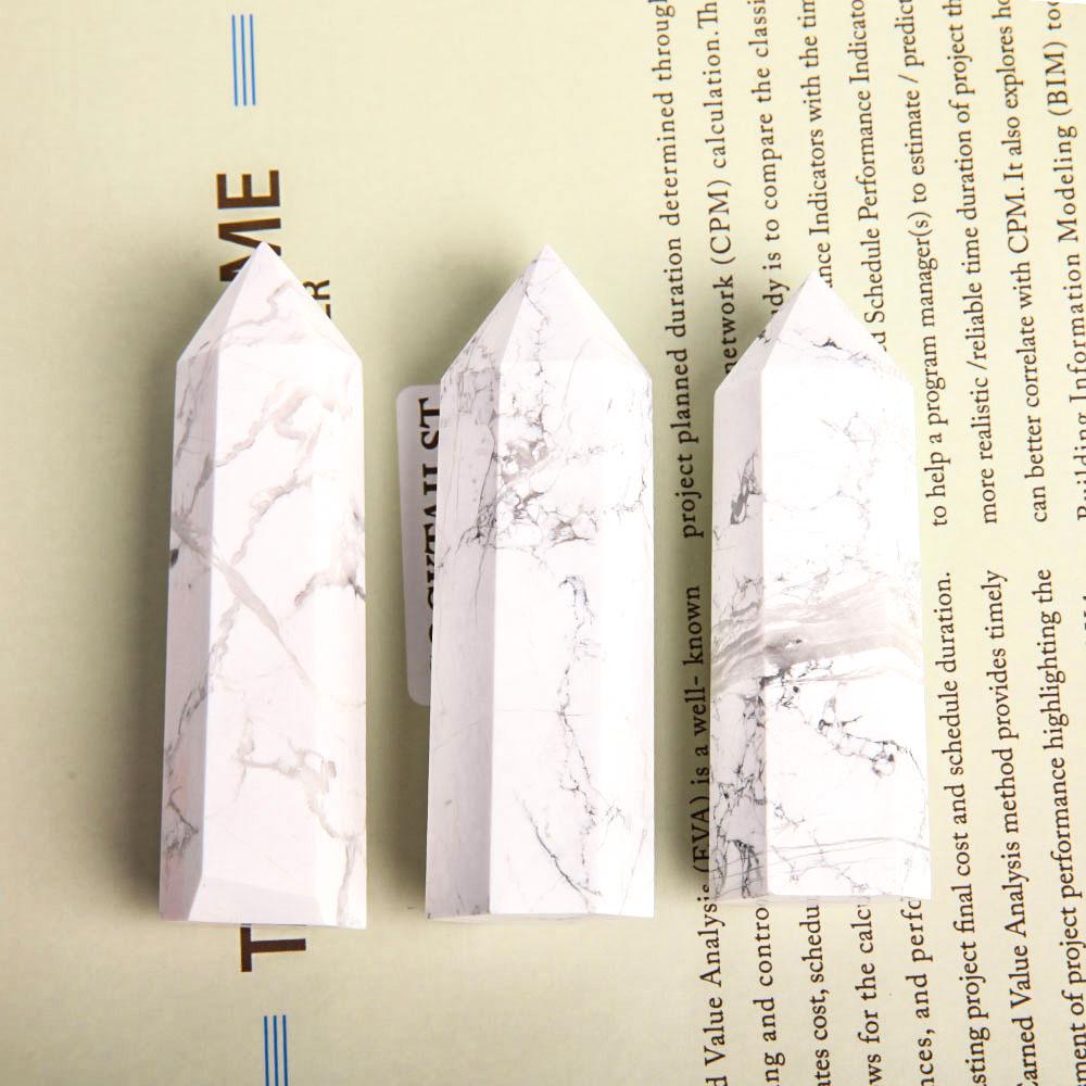 Set of 3 Howlite Crystal Point Crystal wholesale suppliers