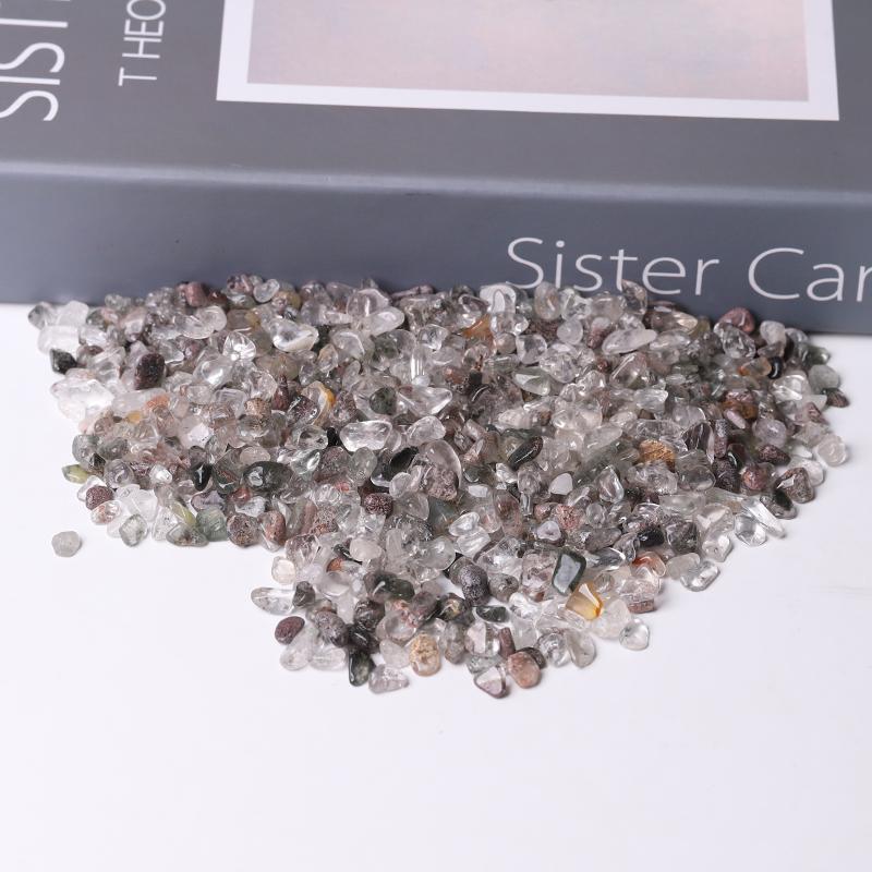 0.1kg 5-7mm Natural Garden Quartz Chips for Healing Crystal wholesale suppliers