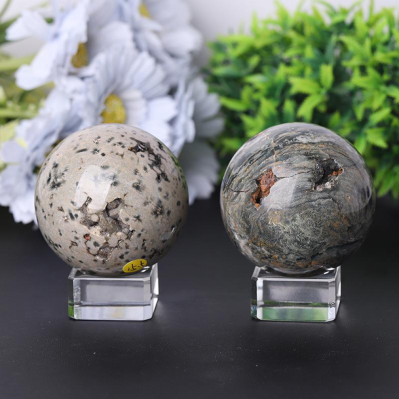 1.5"-4.0" Ocean Jasper Sphere Crystal wholesale suppliers