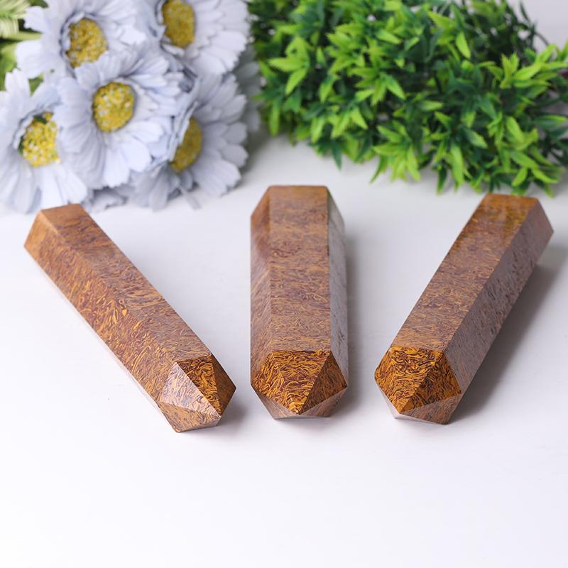 7.5'' High Quality Calligraphy Jasper Tower for Healing Crystal wholesale suppliers