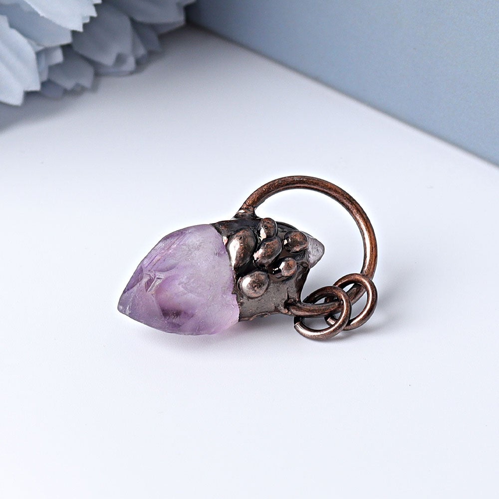 1.5" Amethyst Pendant for DIY Crystal wholesale suppliers