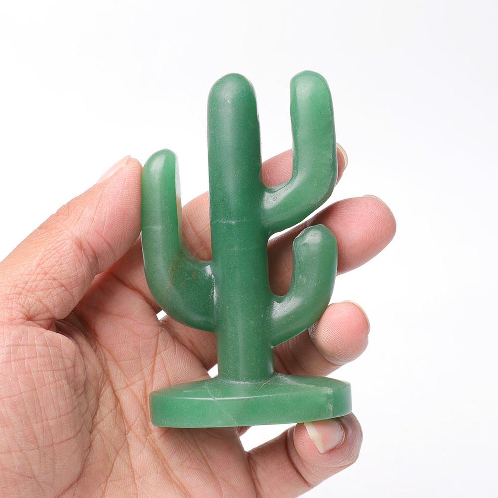 Natural Aventurine Cactus Carving Crystal wholesale suppliers