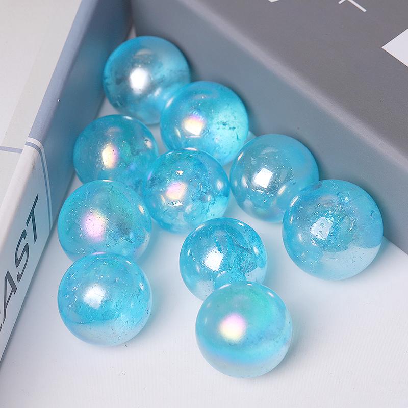 0.25kg Aura Blue Crystal Spheres Crystal wholesale suppliers