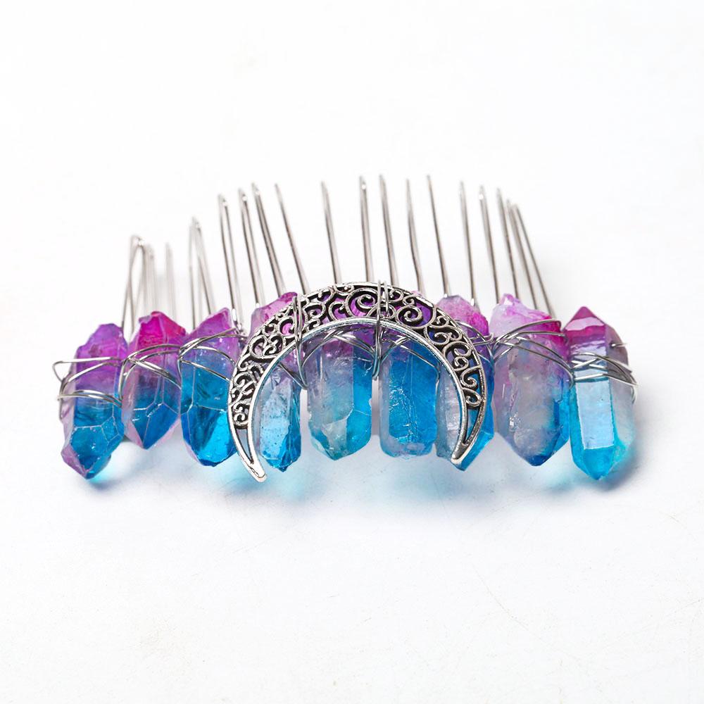 3" Aura Crystal Crown Comb Crystal wholesale suppliers