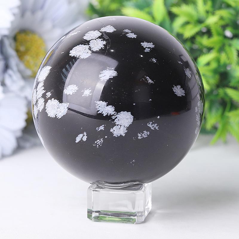 2.0"-4.0" Snowflake Stone Crystal Spheres Crystal wholesale suppliers