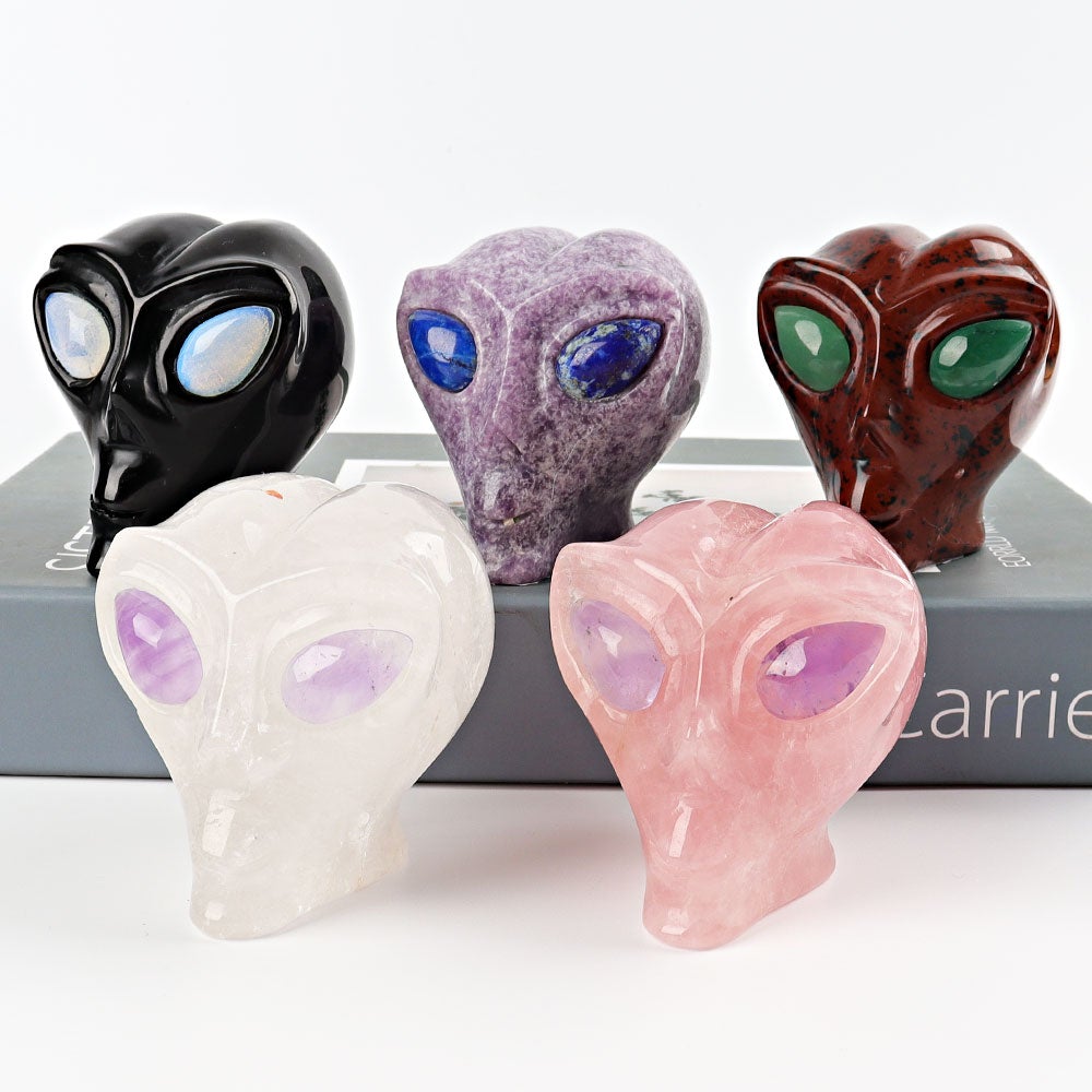 2.5" Alien Skull Crystal Carving Crystal wholesale suppliers