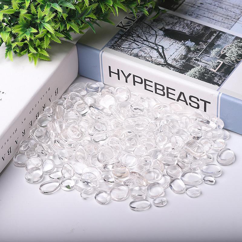 0.1kg 15mm-20mm High Quality Clear Quartz Tumbles for Healing Crystal wholesale suppliers