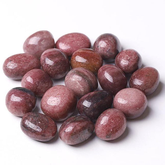 0.1kg 25mm-35mm Strawberry Quartz Tumbles Crystal wholesale suppliers