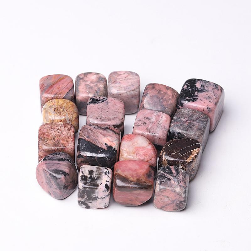 0.1kg 20mm-25mm Rhodonite Cubes Crystal wholesale suppliers