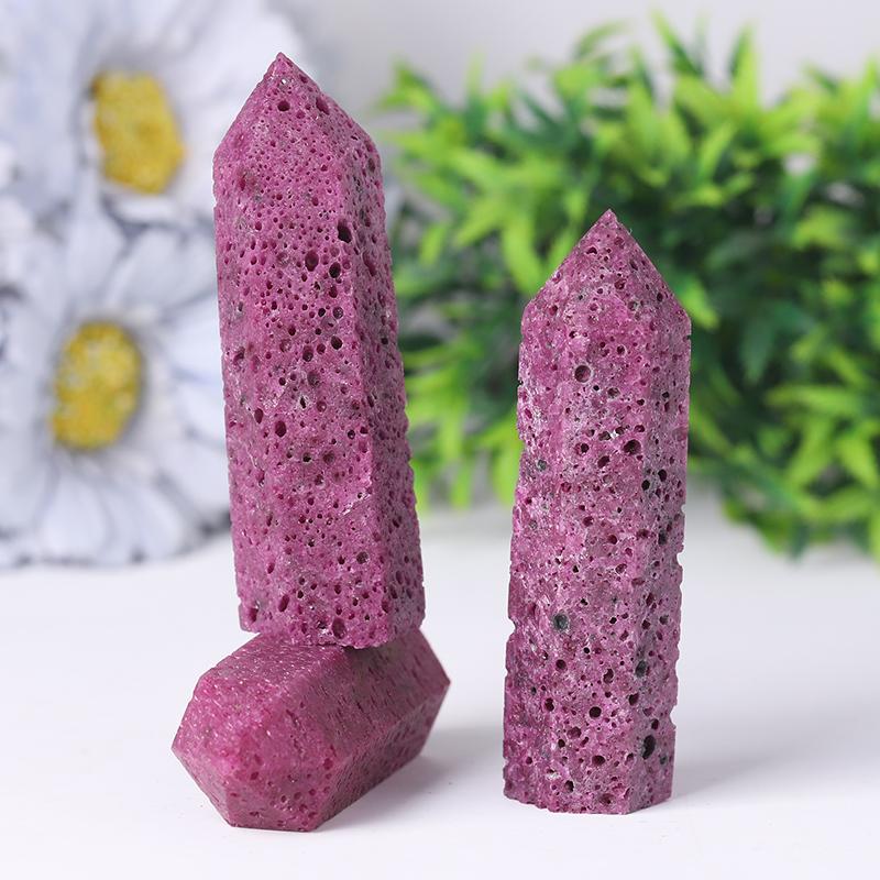 Ruby Honeycomb Point Tower for Collection Crystal wholesale suppliers