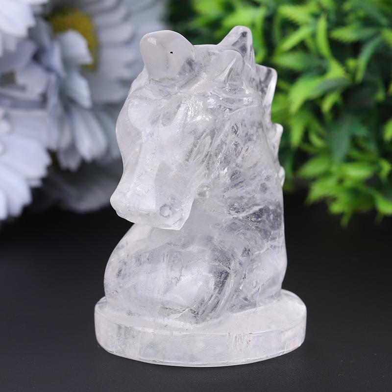 3" Clear Quartz Unicorn Crystal Carvings Crystal wholesale suppliers