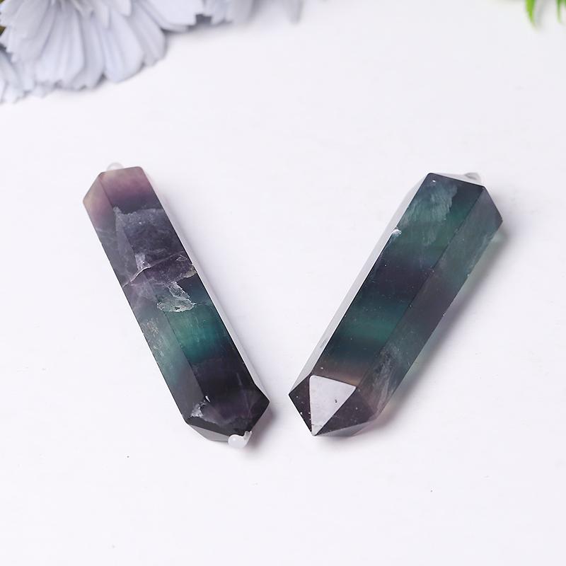 Rainbow Fluorite Double Terminated Points fo Healing Crystal wholesale suppliers